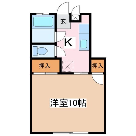 北新・松本大学前駅 徒歩8分 1階の物件間取画像